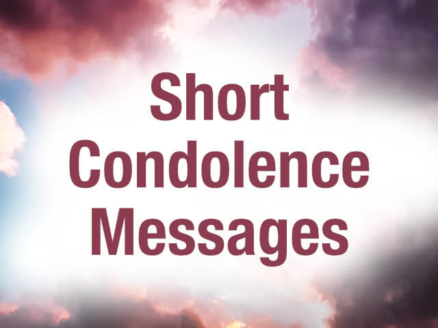 Can you send text message condolences?